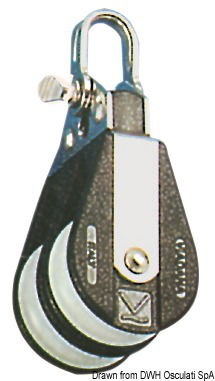 Serie rinforzata, in nylon nero e acciaio inox.