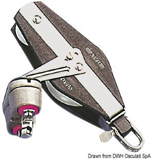 Serie rinforzata, in nylon nero e acciaio inox.