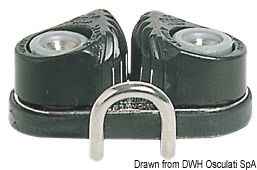 Completo di passascotte (vedi foto) e viti, confezionato in sacchetti trasparenti con cartoncino espositivo.