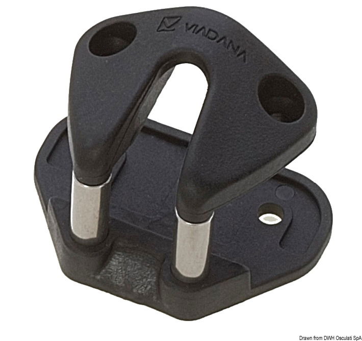 In fibra di carbonio su sfere, é robustissimo e leggero.