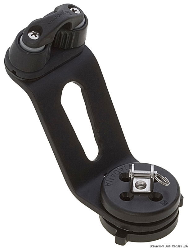 In alluminio anodizzato con strozzascotte su sfere.