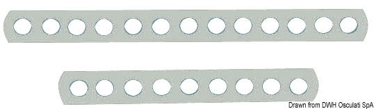 In acciaio inox tipo pesante.