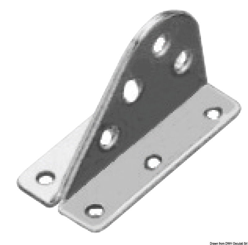 SS forestay plate 60x34x38 mm