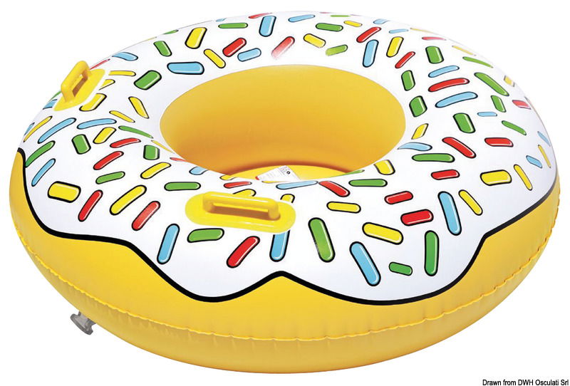 Due maniglie morbide con manopole in neoprene. Valvola di sicurezza brevettata per gonfiaggio e sgonfiaggio rapido. Rivestimento in nylon resistente a doppio strato. Fabbricati in PVC elettrosaldato + nylon cordura + protezione in neoprene.