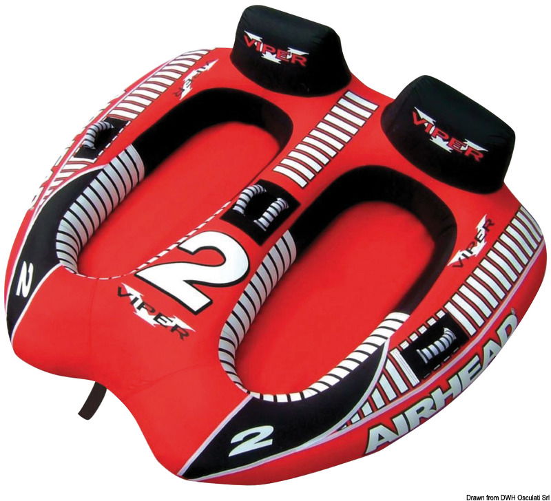 Tubone biposto molto stabile e facile da far uscire dalle onde, perfetto per delle evoluzioni.