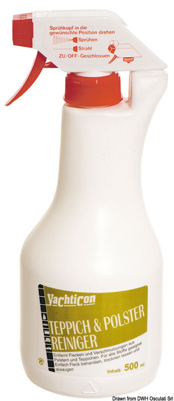 Rimuove funghi, macchie e tracce di muffa da cuscini, moquette e tappeti.Confezione da 500 ml.