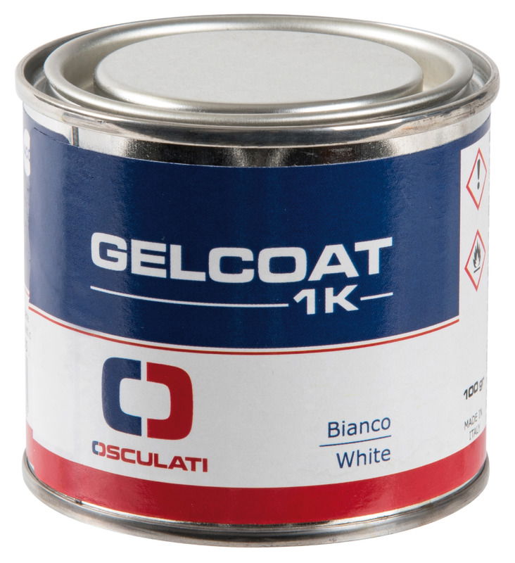 Gel coat mono componente. Si usa come una normale stucco spatolabile ed il risultato finale è una finitura bianca brillante che ripristina la superficie originale del gel coat scheggiato o sfrisato. Può essere sovra verniciato.