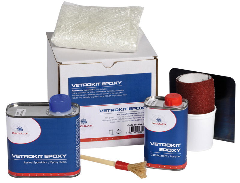 Minikit for fiberglass repair