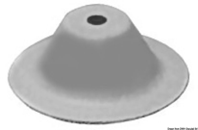 Bimini support 100 mm grey RAL 7035