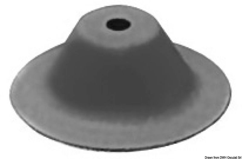 Portatendalino grigio scuro RAL 7012 100 mm