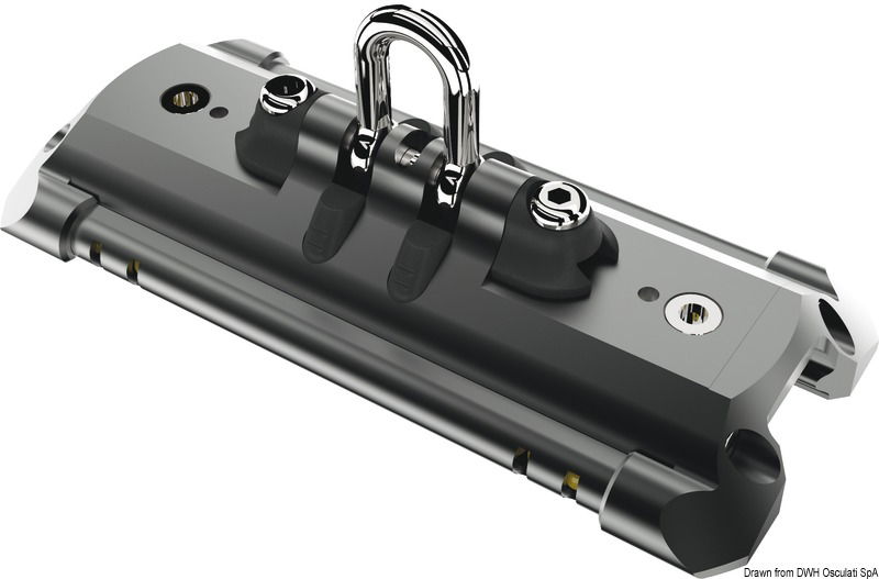 Mainsheet car size 1 w/shackle