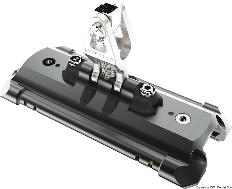 Mainsheet car size 1 w/upstand