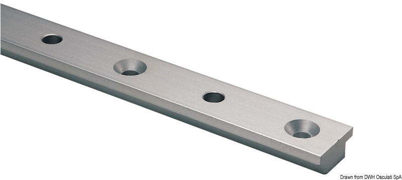 Adatti per rotaie a T da 32 mm, scorrono su pattini e sono dotati di fermo.