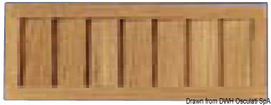 Air grating 128x350 mm