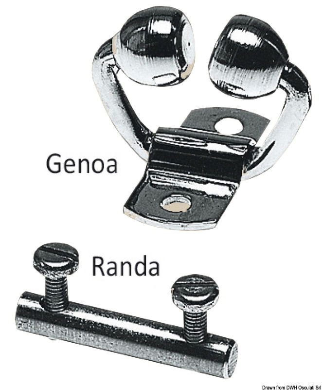 Inferitori "EASYFEEDER" in acciaio inox. Si installano in pochi secondi e sono universali.