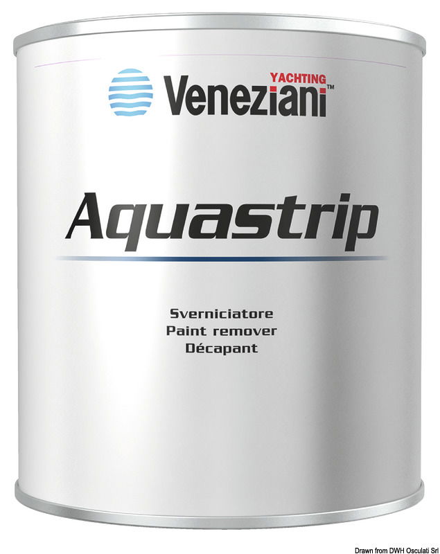 Gel sverniciatore per antivegetative a base acquosa, inodore.