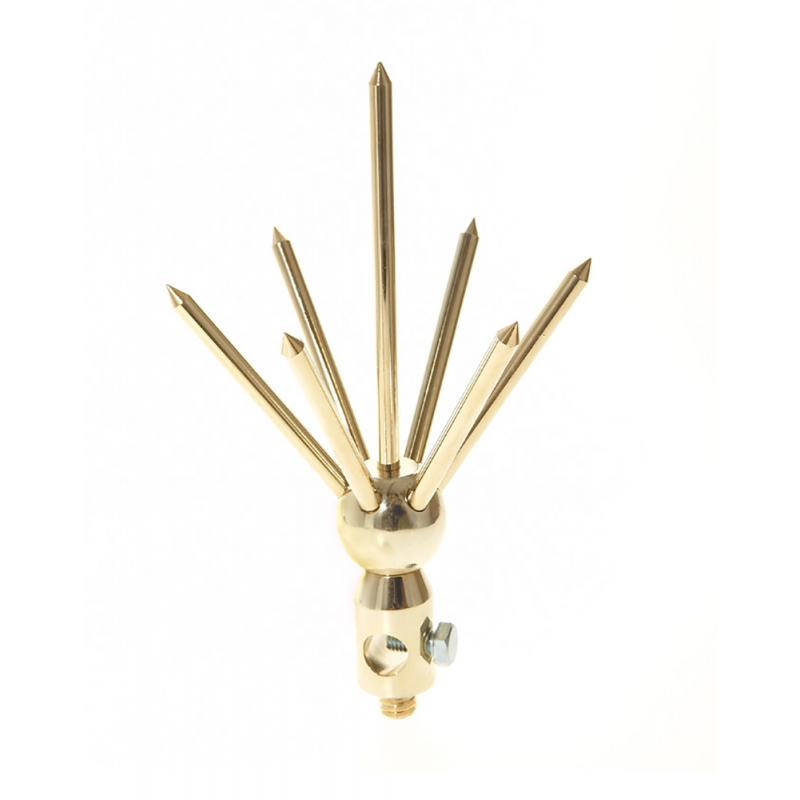 parafulmine in ottone protezione barca camper