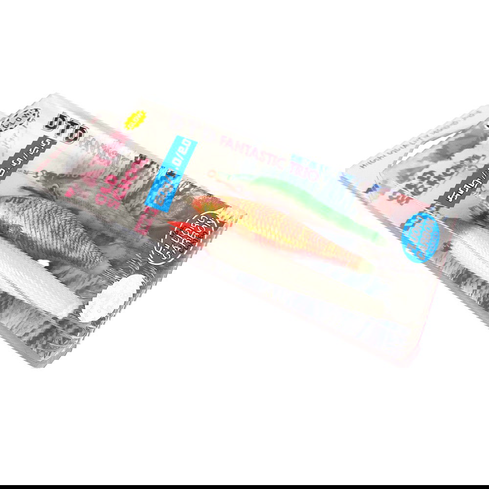 Montatura pronta TATAKI SET OLD SCHOOL assemblata con 1 Soft Squid Jigs, 1 Bukva Squid Jig, 1 Lead Squid Jig, 3 Duolock Snaps, 1 Stainless Steel Swivel e fluorocarbon.
High Quality Finishing
Extra Soft Squid Jigs
Professional Knotting