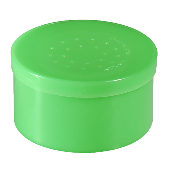 Scatola Portalarve con coperchio forato.