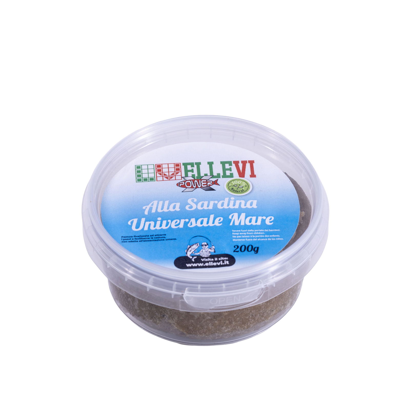 Un richiamo irresistibile per ogni predatore a Pesca al colpo, Bolognese, Gallegiante, pesca al colpo,passata,agonismo, feeder, fondo, ledgering. La Pasta Pronta ELLEVI alla Sardina sfrutta il potere di un'esca classica, offrendo una formula pronta all'uso e incredibilmente tenace. Morbida per l'innesco, resiste con forza a lanci a lunga distanza e correnti, assicurando che il tuo amo rimanga sempre adescato. L'intenso aroma di sardina agisce come una calamita naturale per i pesci, ed è conservata nel pratico vasetto richiudibile da 200g.