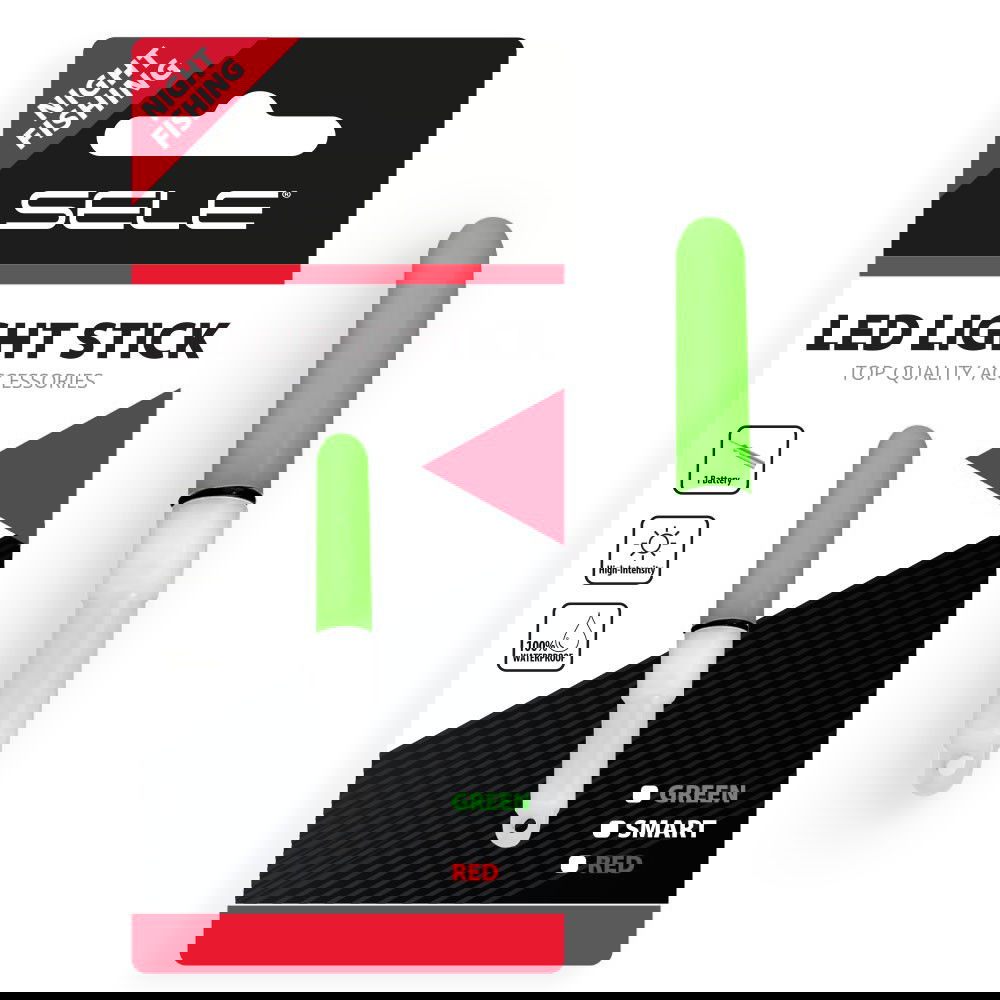 Sele Tip Light Stick sono LED luminosi a batteria, progettati per i galleggianti da pesca. Grazie alla loro luminosità e affidabilità, assicurano una visibilità eccellente durante la pesca, sia di notte che al crepuscolo. Il loro design compatto e leggero li rende facili da montare e da trasportare ovunque tu vada. Con le "Sele Tip Light Stick" potrai goderti sessioni di pesca notturna senza preoccupazioni, mantenendo sempre sotto controllo i tuoi galleggianti. Batteria inclusa.
