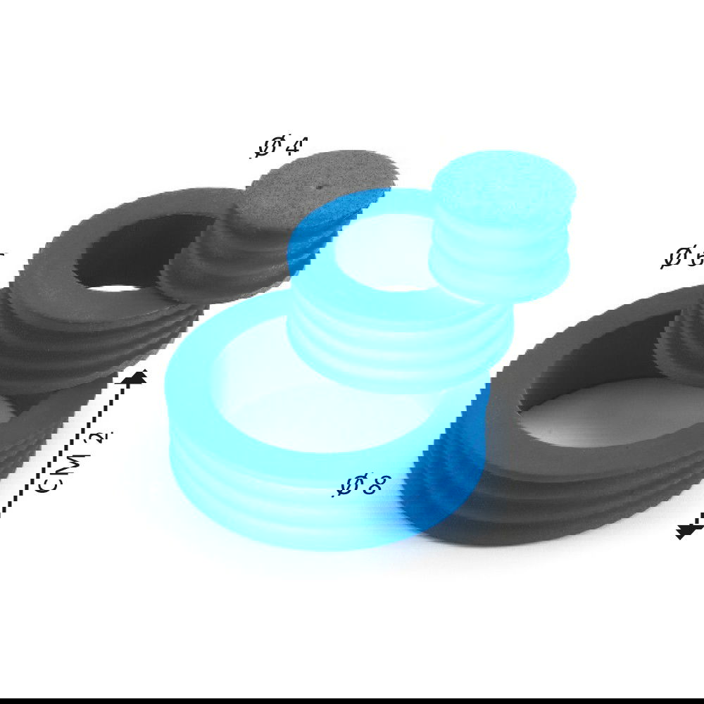 Set avvolgilenza composta da 3 dischetti in neoprene.