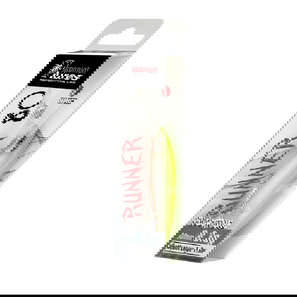Il Minnow Runner della Spanish Lures è un'esca eccezionale per il trolling, grazie alla sua capacità di immersione fino a 3 metri e al nuoto rettilineo e serpentino in zig-zag. Il design 3D e i colori realistici attirano l'attenzione dei predatori acquatici. Costruito con materiali resistenti, offre affidabilità e durata nel tempo. Con la sua varietà di colori, è adatto a diverse condizioni di pesca. Un'opzione indispensabile per i pescatori che cercano una pesca di successo.