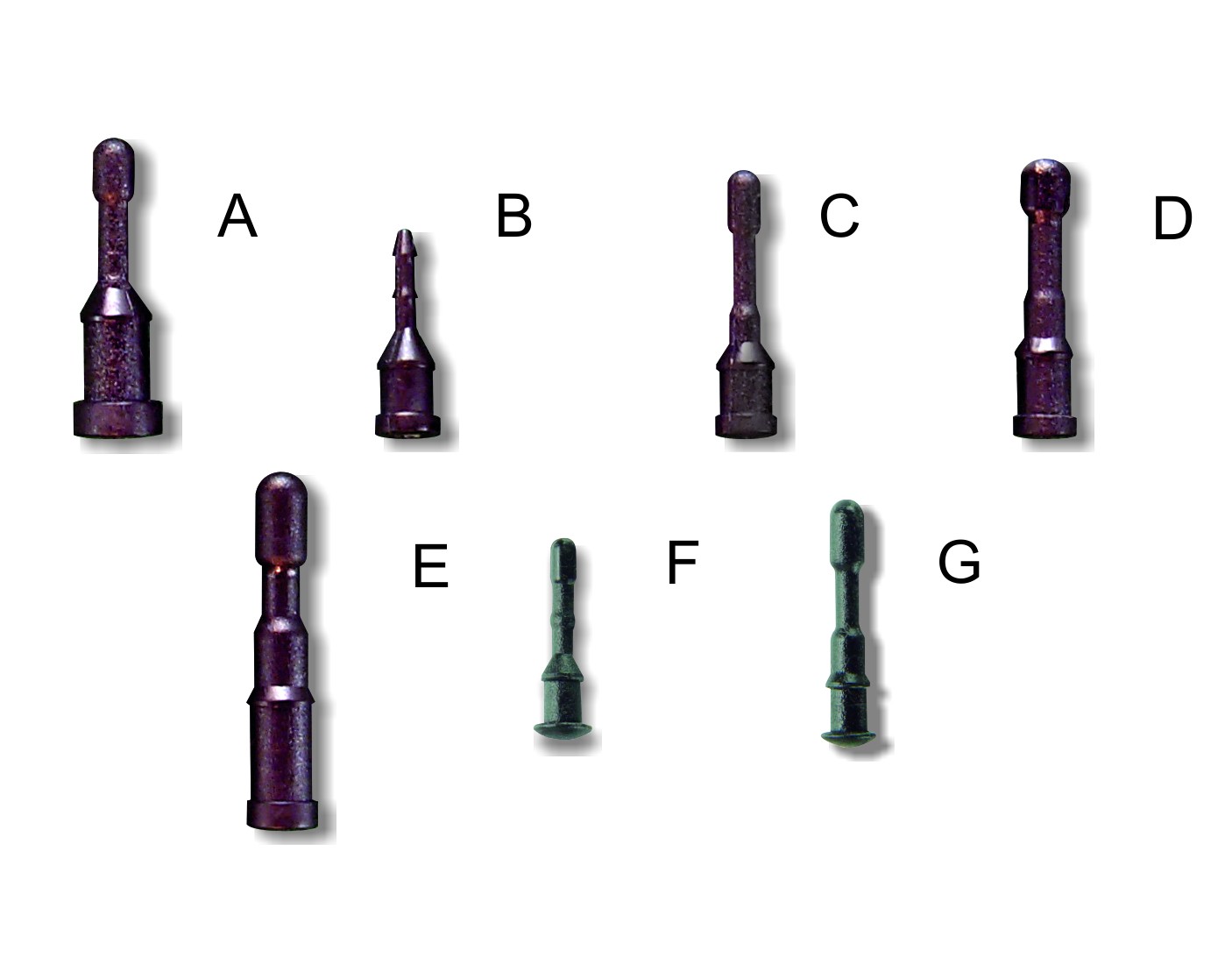 Forniti completi di fascette.
Busta da 4 pezzi, confezione da 10 buste.