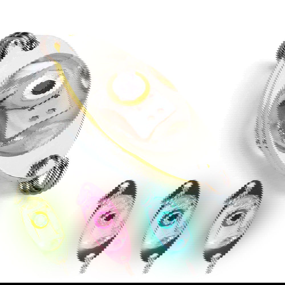 Indicatore luminoso impermeabile e resistente, alimentazione a batteria. Durata max 150 ore e resistenza fino a 1000 mt. Ideale bolentino di profondità o per la pesca di totani e calamari.